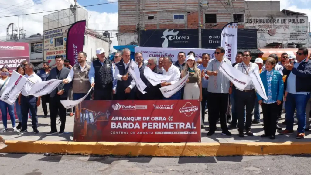 Arranca Pepe Chedraui construcción de Barda Perimetral en la Central de Abasto