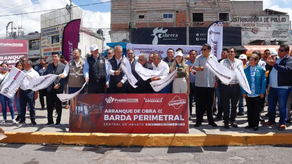 Arranca Pepe Chedraui construcción de Barda Perimetral en la Central de Abasto