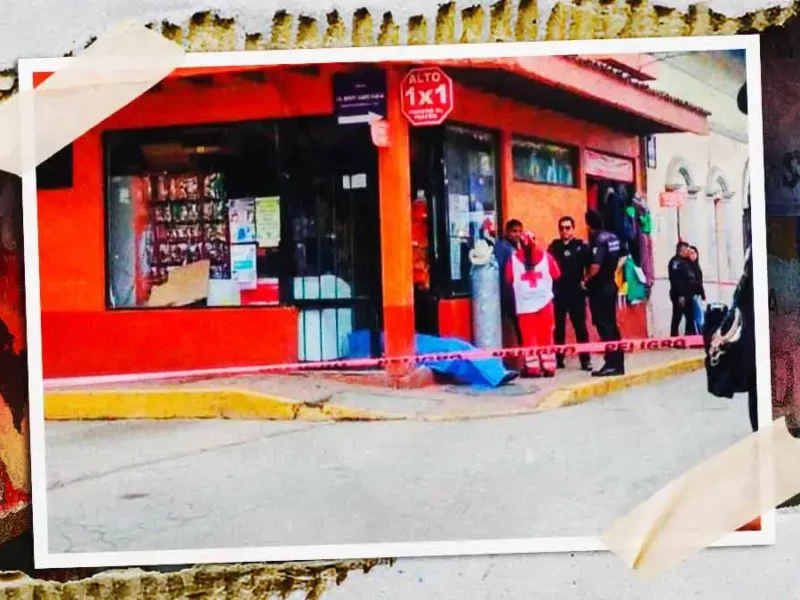 Adulto mayor murió frente a negocio tras sufrir infarto en Zacatlán, Puebla
