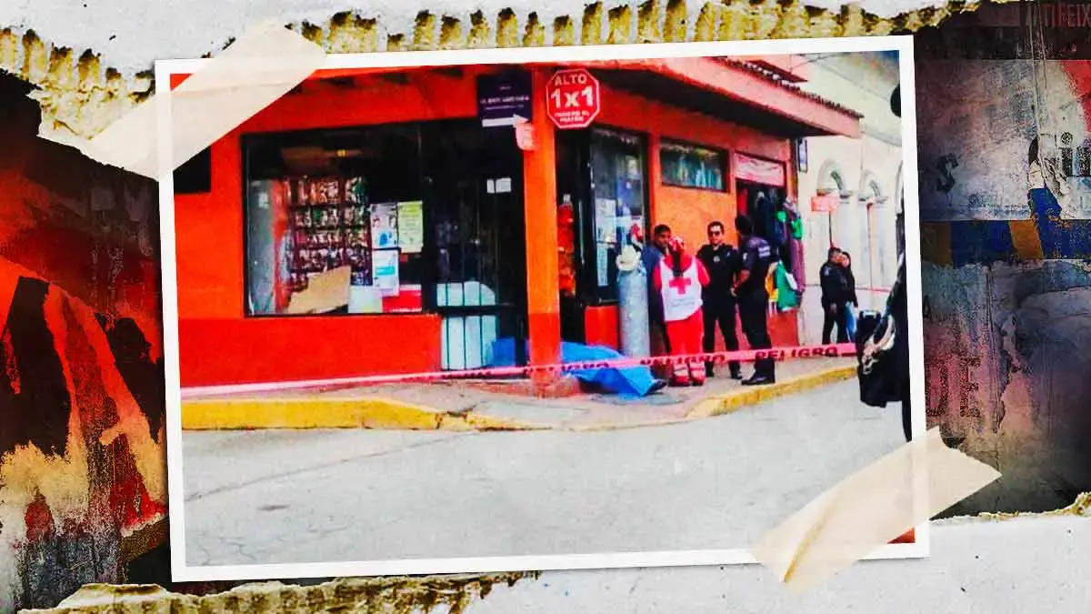 Adulto mayor murió frente a negocio tras sufrir infarto en Zacatlán, Puebla