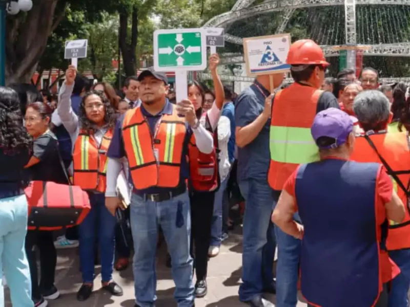 Informe sobre el resultado del 2º Simulacro de Sismo, realizado en el Municipio de Puebla