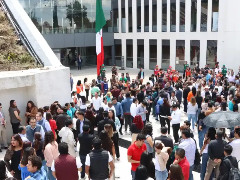 Congreso del Estado se une al Segundo Simulacro Nacional 2025