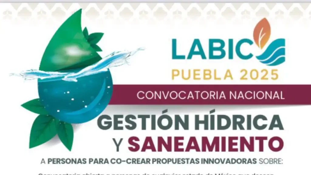 Secretaría de Medio Ambiente Municipal anuncia convocatoria nacional para el LABIC Puebla 2025