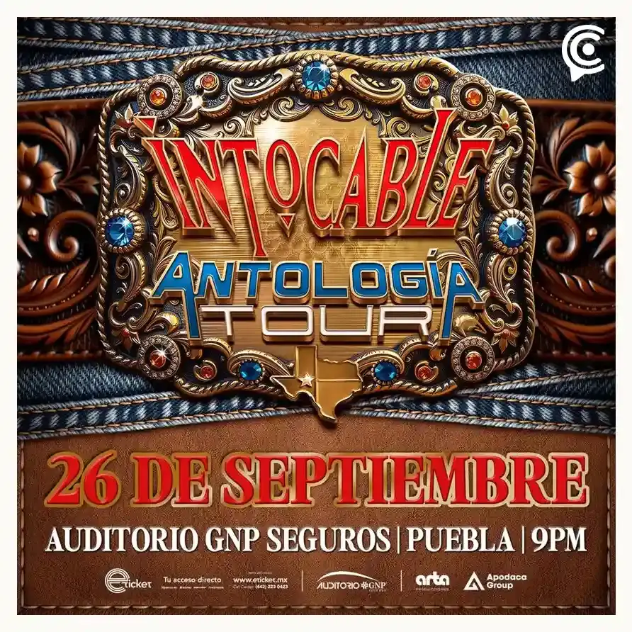 Intocable se presentará en el Auditorio GNP de Puebla; boletos siguen a la venta