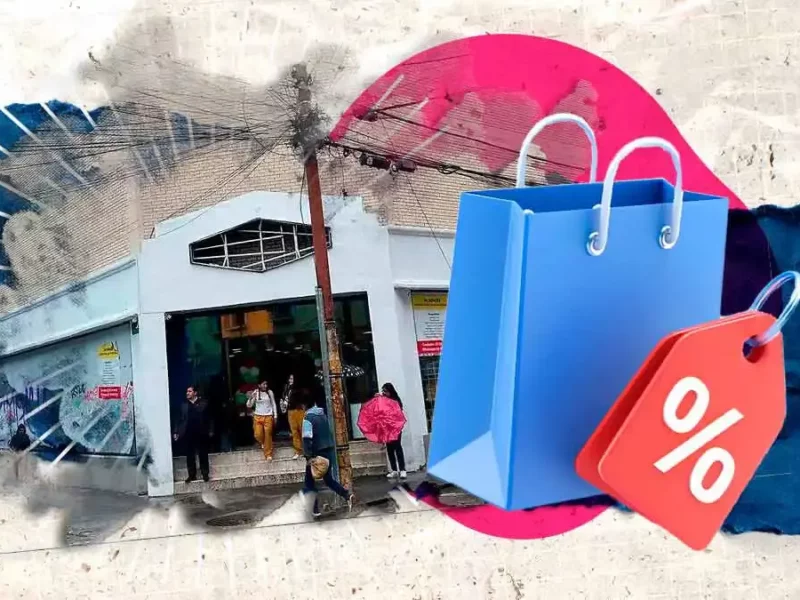 Tras operativo, tienda china en antiguo Famsa en Puebla, pone todo con 30% de descuento