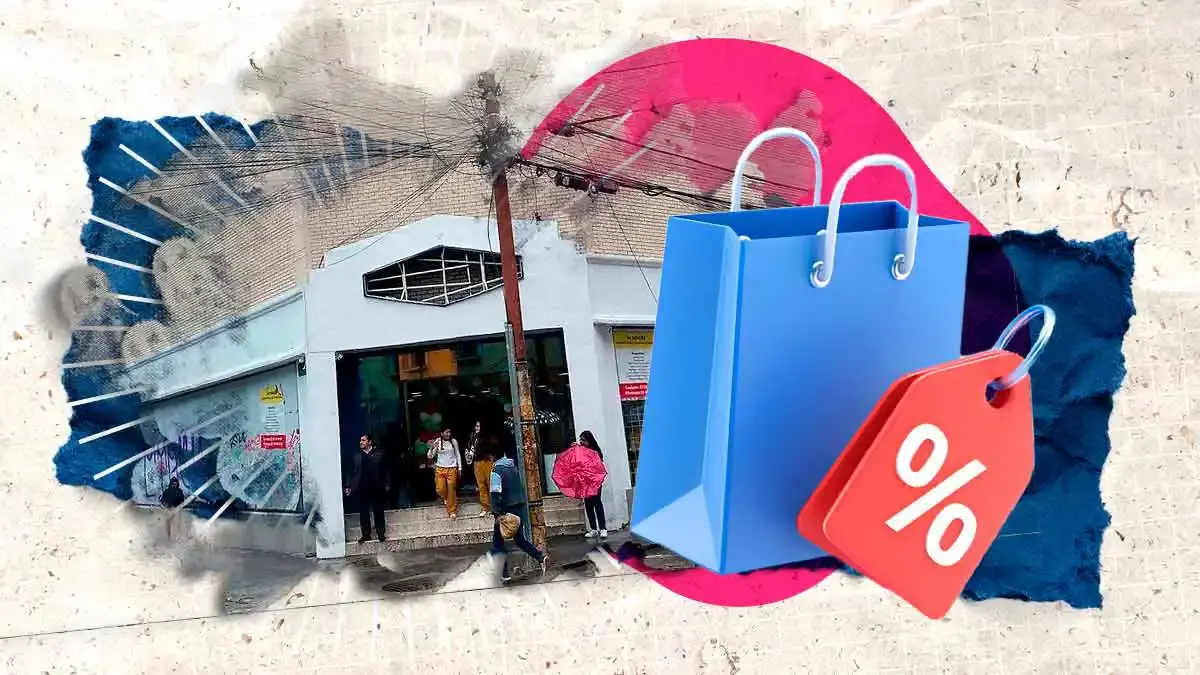 Tras operativo, tienda china en antiguo Famsa en Puebla, pone todo con 30% de descuento