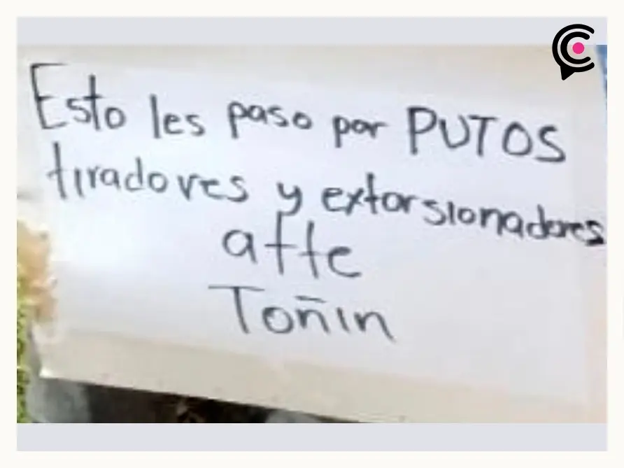 Abandonan dos cuerpos con narcomensaje en Tepeaca, Puebla; “El Toñin” se adjudica la doble ejecución