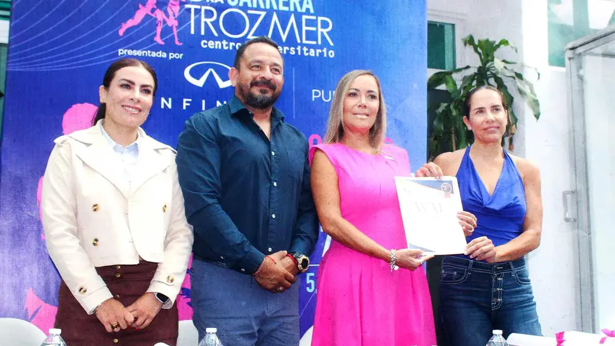 Carrera Trozmer 2025 destinará fondos a la lucha contra el cáncer de mama