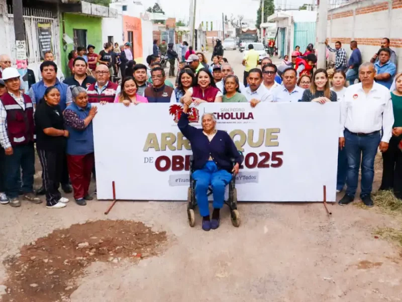 “En San Pedro Cholula, todas las juntas auxiliares serán beneficiadas con obra pública”: Tonantzin Fernández