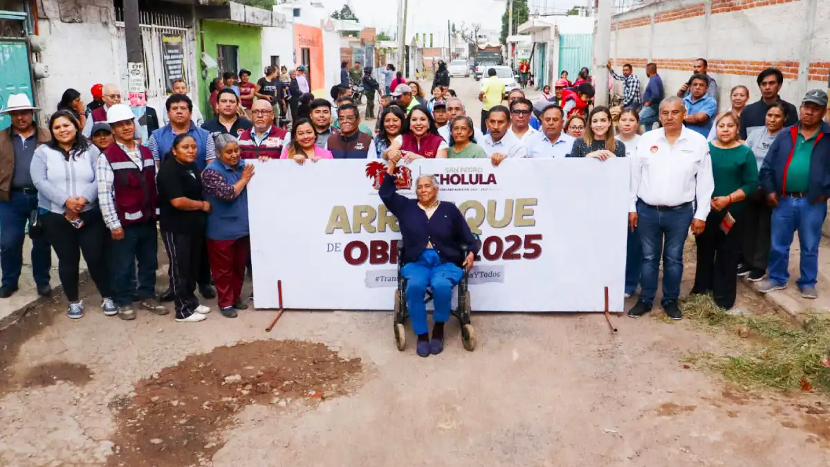 “En San Pedro Cholula, todas las juntas auxiliares serán beneficiadas con obra pública”: Tonantzin Fernández