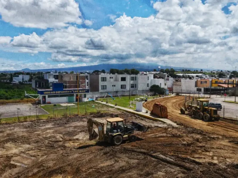 Supervisa Omar Muñoz avance de la rehabilitación del Complejo Deportivo San Juan
