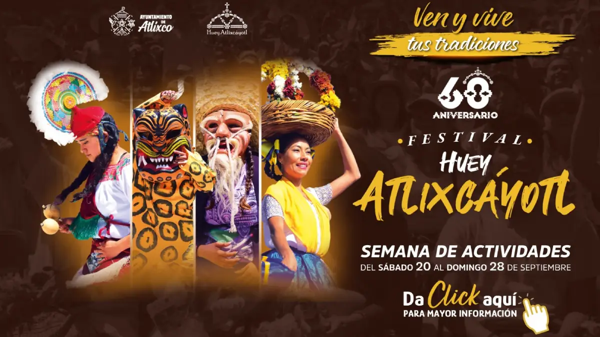 Ariadna Ayala invita a celebrar en grande los 60 años del Huey Atlixcáyotl