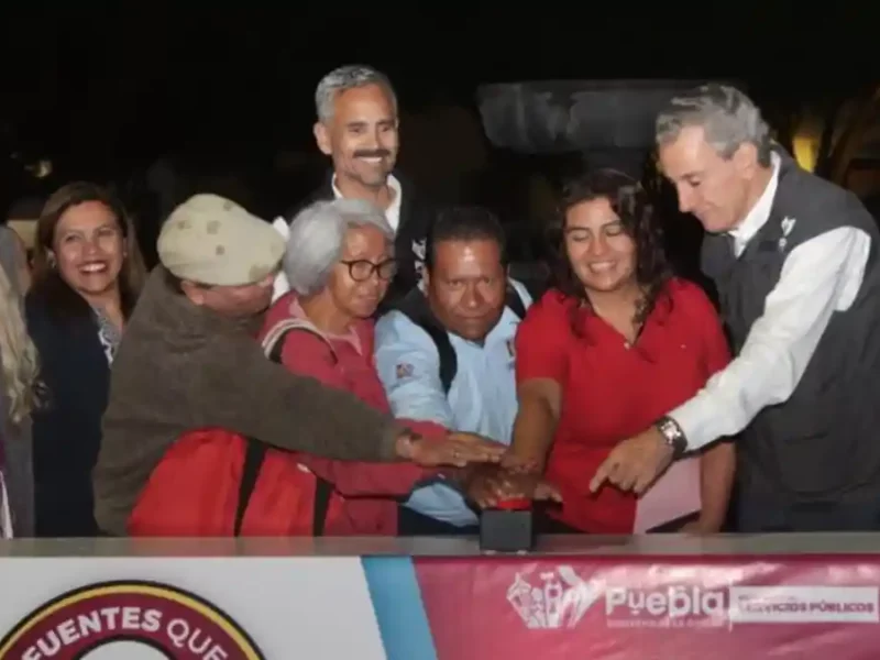 Inaugura Pepe Chedraui rehabilitación de la fuente del Jardín El Carmen