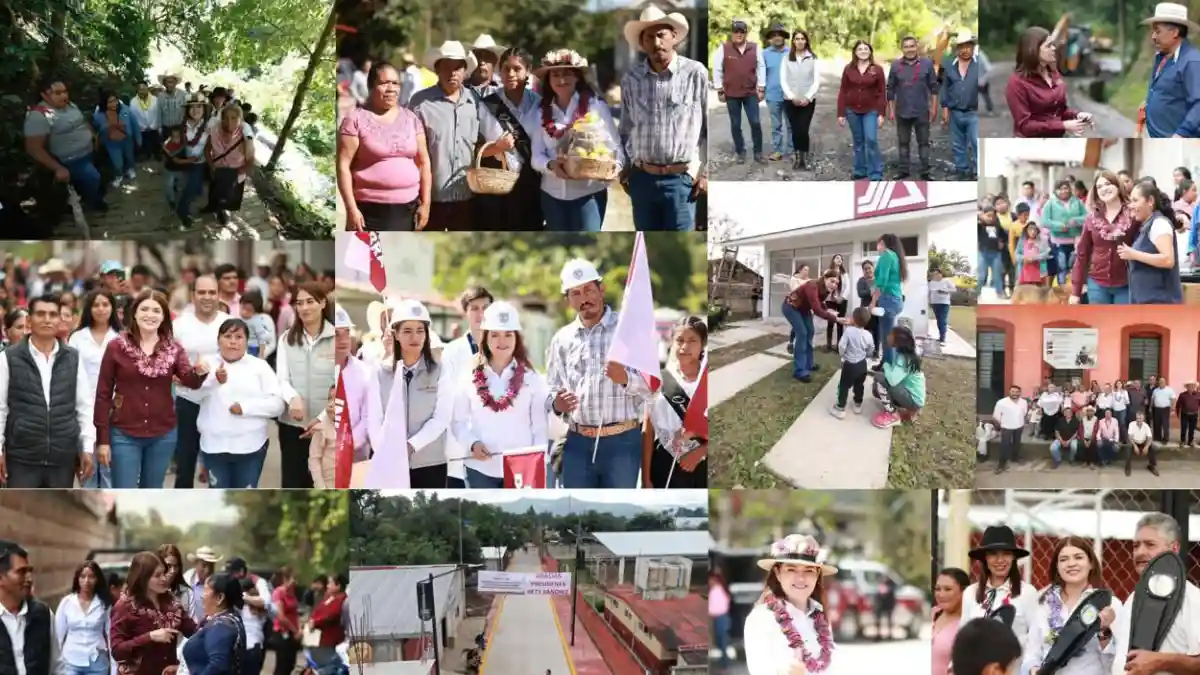 Bety Sánchez realiza maratón de obras en tres juntas auxiliares: “generamos acciones para el bienestar”