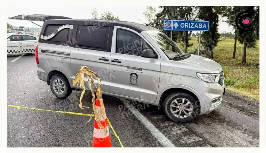 Muere hombre atropellado en la autopista Puebla-Orizaba; conductor huyó