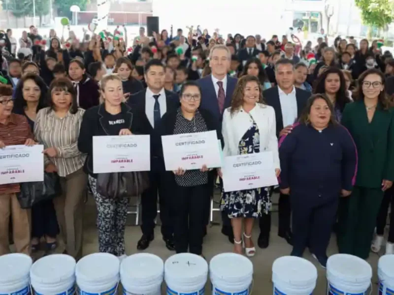 Refuerza Pepe Chedraui infraestructura educativa con el programa Escuela Imparable