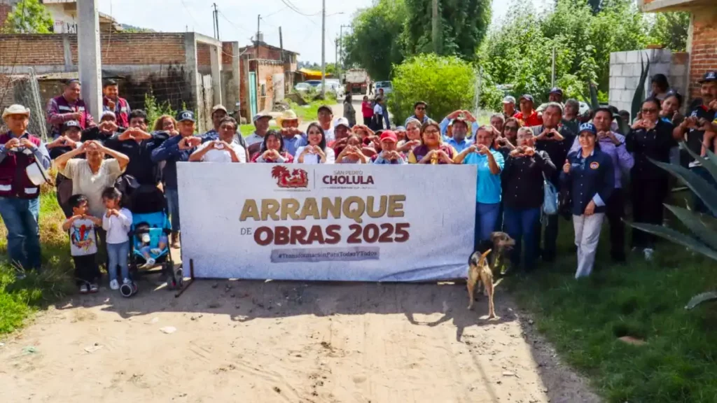 Continúa Tonantzin Fernández transformando las vialidades de San Pedro Cholula