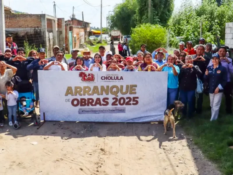 Continúa Tonantzin Fernández transformando las vialidades de San Pedro Cholula
