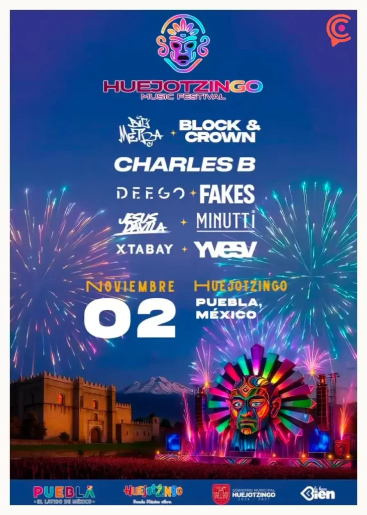 Huejotzingo albergará el primer Music Festival este 2025; este es el Line-up
