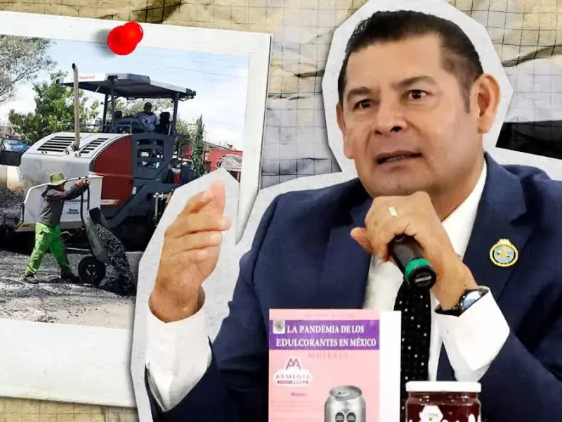 Alejandro Armenta desafía a exalcaldes a informar el número de calles pavimentadas en sus gestiones
