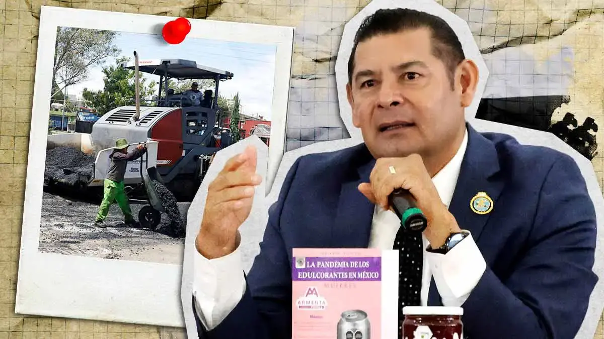 Alejandro Armenta desafía a exalcaldes a informar el número de calles pavimentadas en sus gestiones