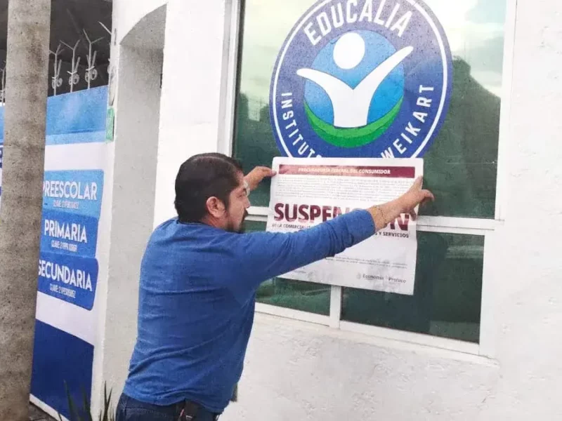 Profeco suspende Instituto Educalia David Weikart en Bosques de San Sebastián Puebla