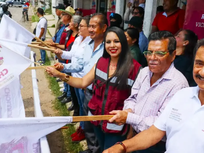 Rehabilita Gobierno de Tonantzin Fernández más vialidades en San Pedro Cholula