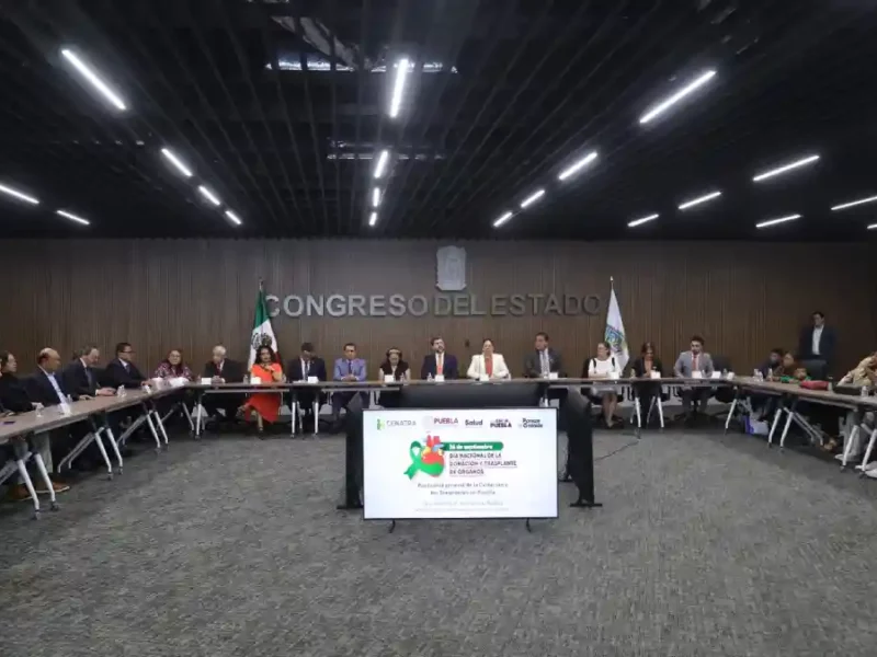 Congreso del Estado impulsa cultura de donación de órganos y tejidos en Puebla
