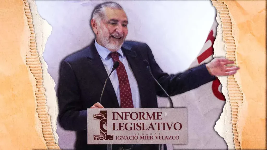 En medio del escándalo de “La Barredora”, Adán Augusto respalda a Ignacio Mier en Informe
