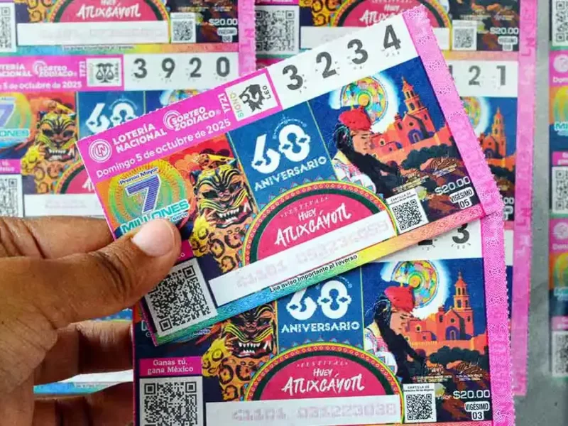 Desde Atlixco, Lotería Nacional presenta el billete conmemorativo del festival Huey Atlixcáyotl 
