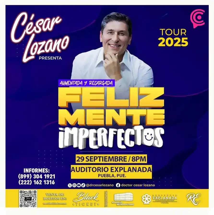 Cartelera de actividades disponibles en Puebla para la primera semana de octubre 2025