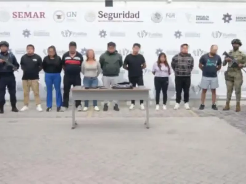 Asegura la SSC a nueve personas armadas y con inhibidores de señal