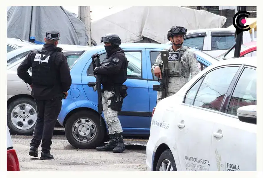 Guardia Nacional resguarda local en el Mercado Morelos por motocicleta robada