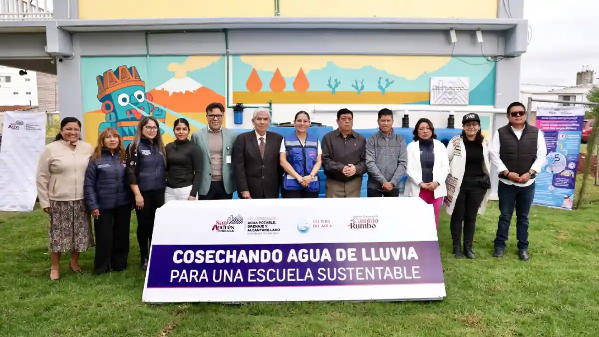 Promueve Lupita Cuautle conciencia ambiental en escuelas con mecanismos de captación de agua
