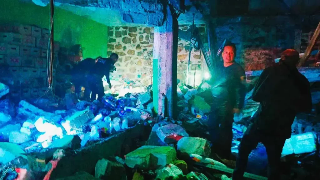 Explosión de pirotecnia y gas en fiesta patronal deja más de 12 heridos en Huehuetlán