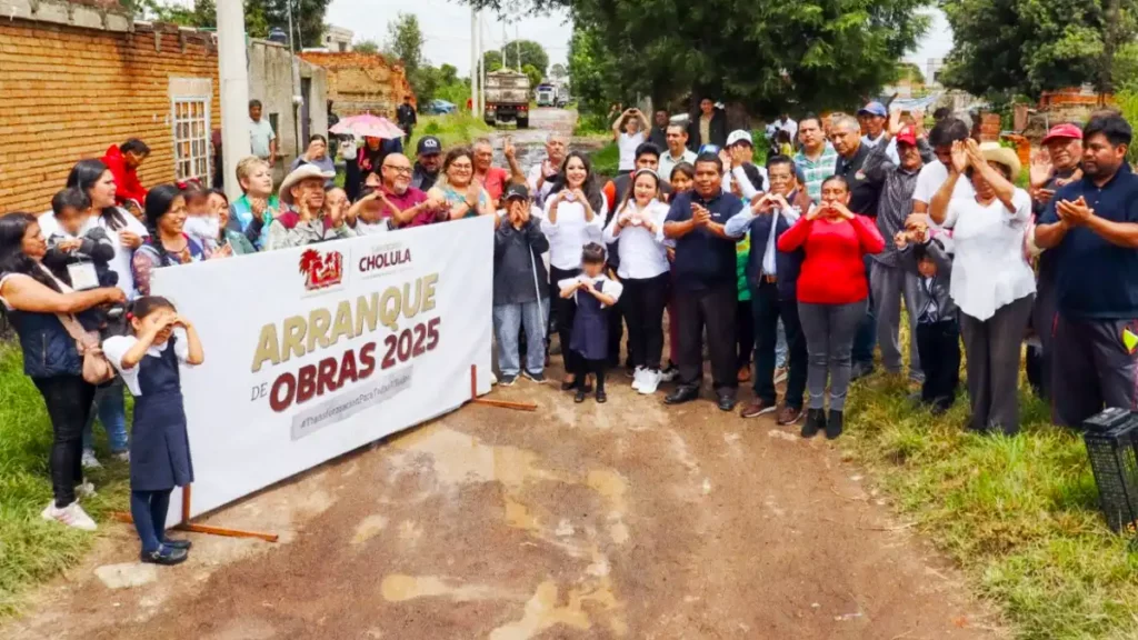 Tonantzin Fernández continúa mejorando la imagen urbana de San Pedro Cholula