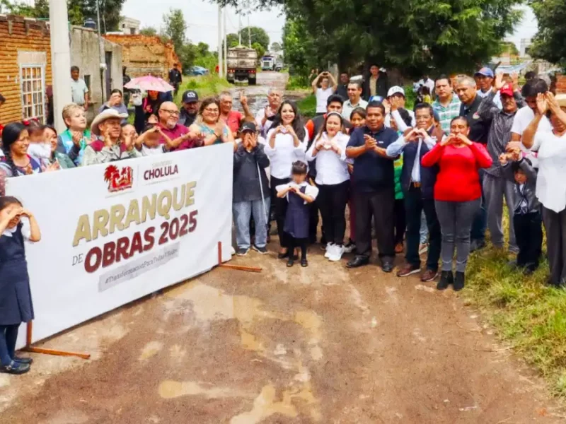 Tonantzin Fernández continúa mejorando la imagen urbana de San Pedro Cholula