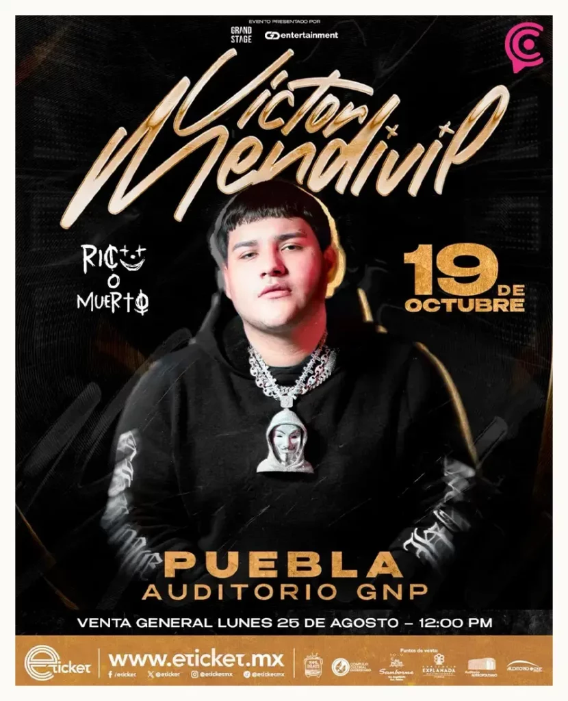 Víctor Mendivil se presentará en Puebla y así puedes conseguir boletos gratis