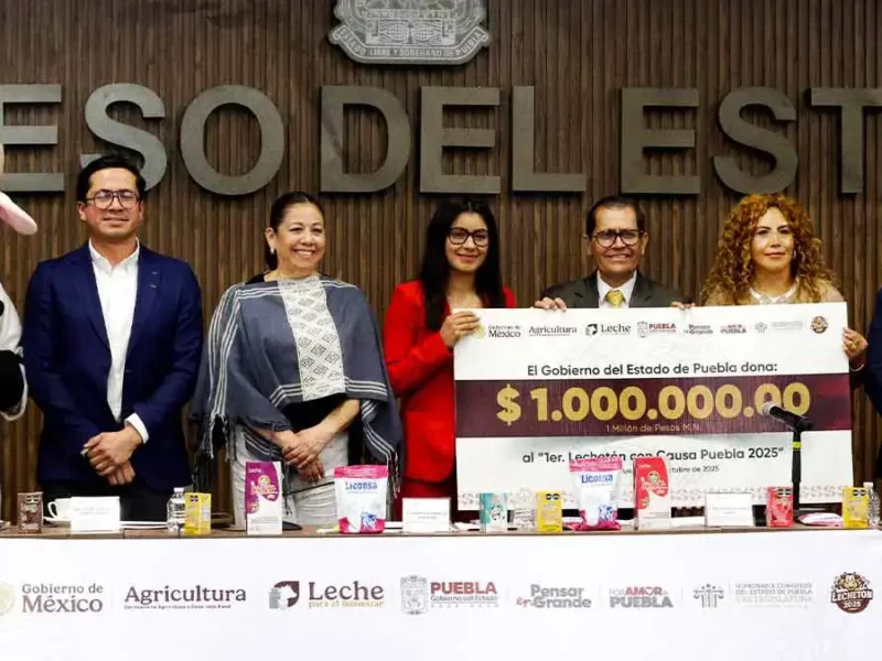 Gobierno de Puebla invierte un millón de pesos para el “Lechetón con Causa 2025”