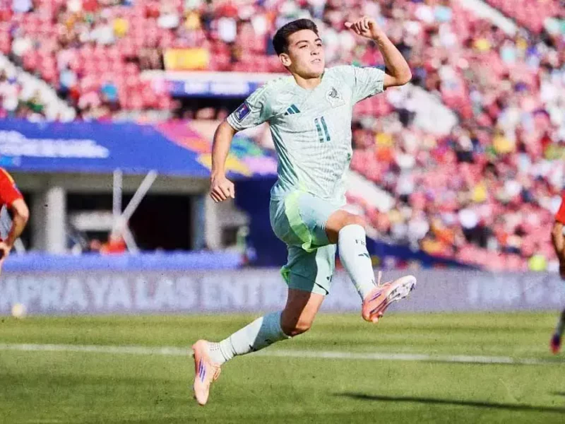 Gilberto Mora anota doblete en empate de México ante España en Mundial Sub-20