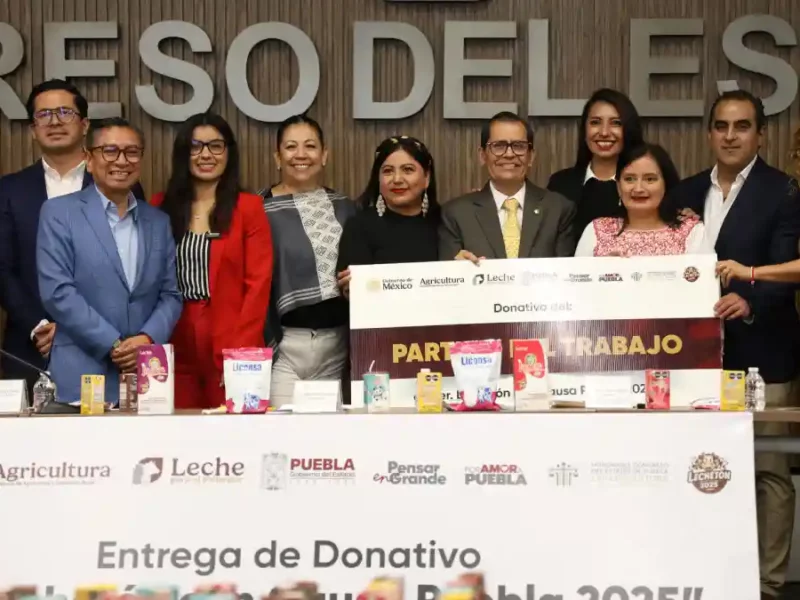 En Puebla nadie está solo, afirma Laura Artemisa en Lechetón con Causa 2025