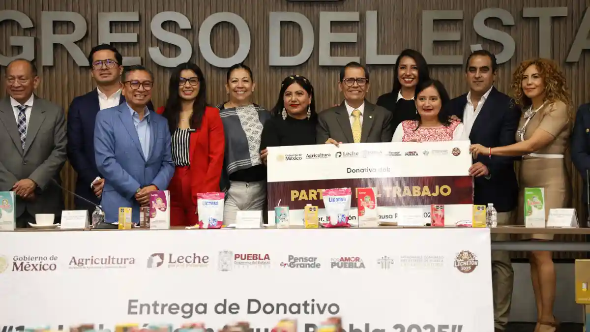 En Puebla nadie está solo, afirma Laura Artemisa en Lechetón con Causa 2025