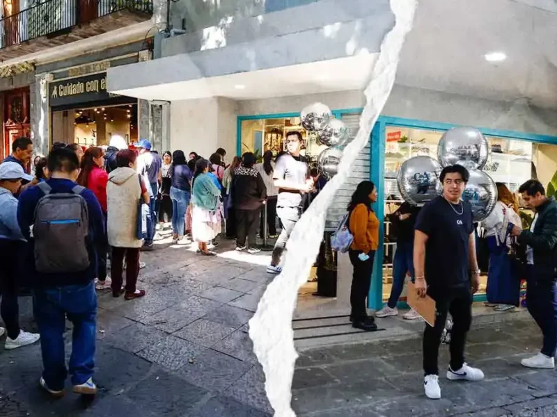 Apertura de C&A en el Centro Histórico de Puebla causa euforia y largas filas