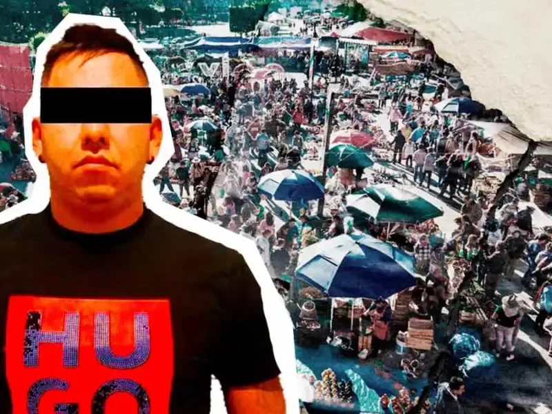 Jesús N., “El Pollo”, está relacionado con hechos delictivos en tianguis y mercados de Puebla
