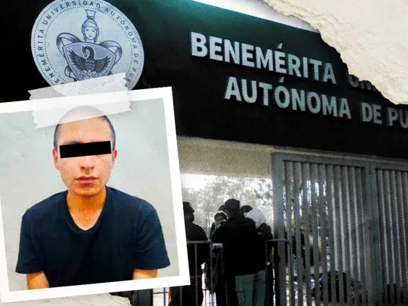 Detienen a Brandon N., estudiante de la BUAP acusado de amenazas de muerte a sus compañeras