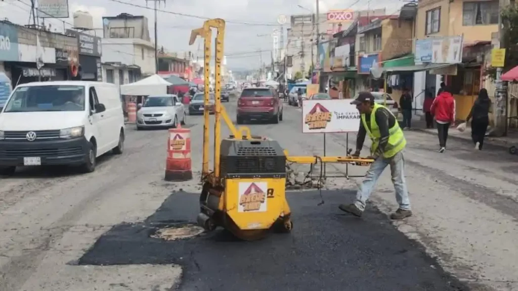 Campaña Capitalina Bacheando Puebla: fortalece la infraestructura vial en el norte de la ciudad