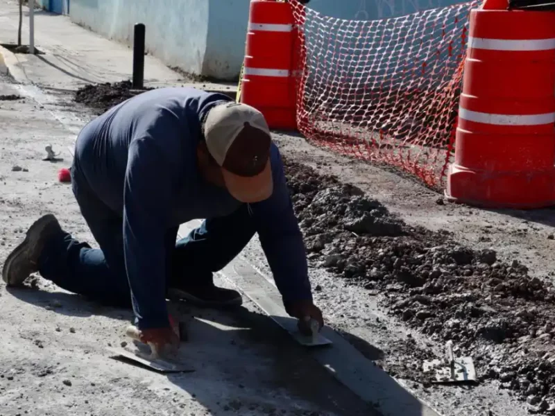 Verifica Gobierno de Pepe Chedraui conclusión de trabajos de pavimentación en San Francisco Totimehuacan