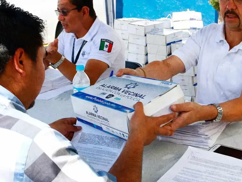 Gobierno de Puebla lleva instaladas mil 052 alarmas vecinales en la zona metropolitana