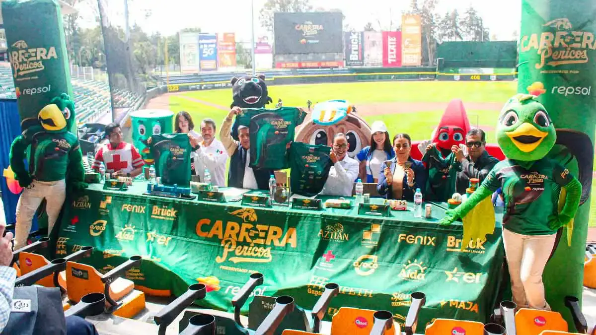 Presentan medalla y playera de la segunda carrera Pericos; rendirá homenaje al centenario de la LMB