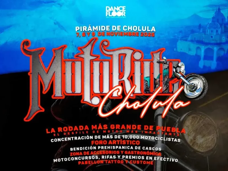 MotoRide 2025 encenderá motores en Cholula con rodadas, música y gastronomía